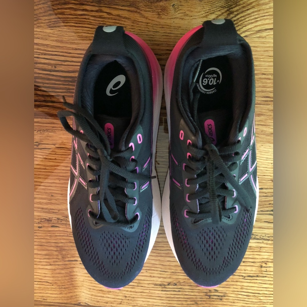 ASICS Women's Gel-Kayano 31 Running Shoes--Size 8.5--Black/BoldMagenta - Picture 3 of 5